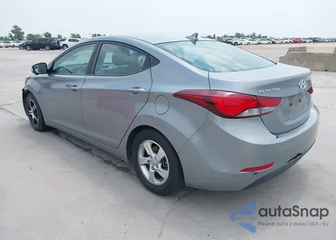 2014 Hyundai Elantra Se z USA, uszkodzony, nr VIN KMHDH4AE8EU201037